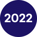 Circle with 2022 inside